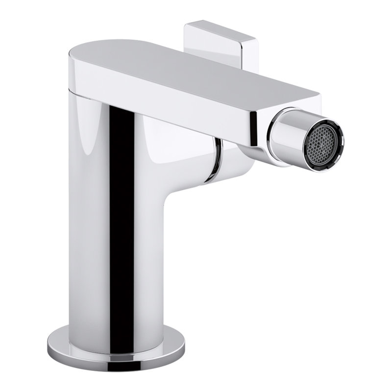 Composed Single-Handle Bidet Faucet with Lever Handle, Polished Chrome
