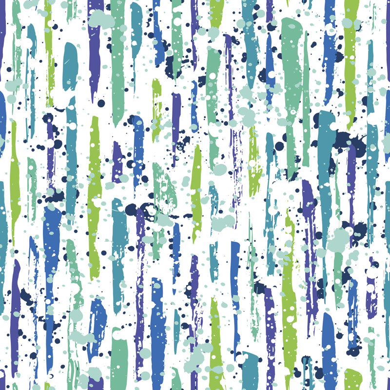 Brush Strokes - Wrapped Canvas Print, 76cm H x 76cm W x 3.8cm D