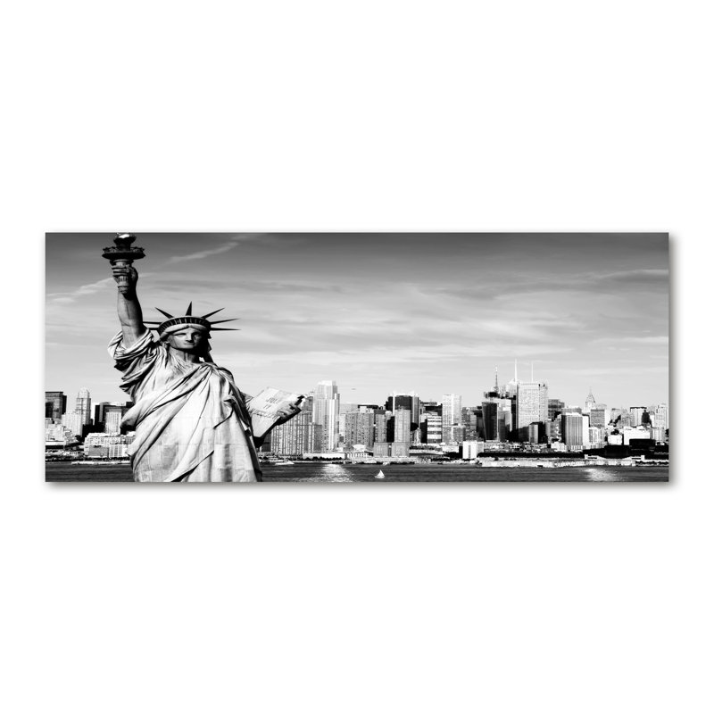 Statue Of Liberty - Print, Glass, 70cm H x 100cm W x 4cm D