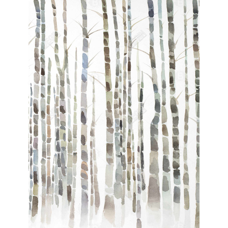 Forêt de bouleaux - Toile de paysages pour le salon