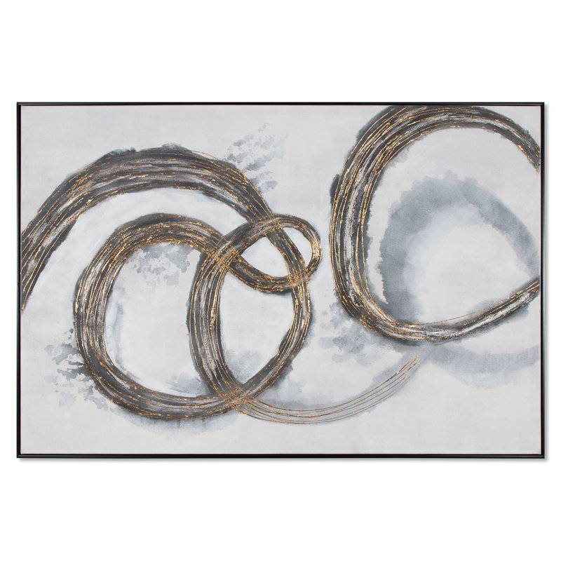 Cadre flottant, peinture sur toile