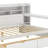 Wooden Daybed With Storage Shelves,Two Storage Drawers And Study Desk-1338937603