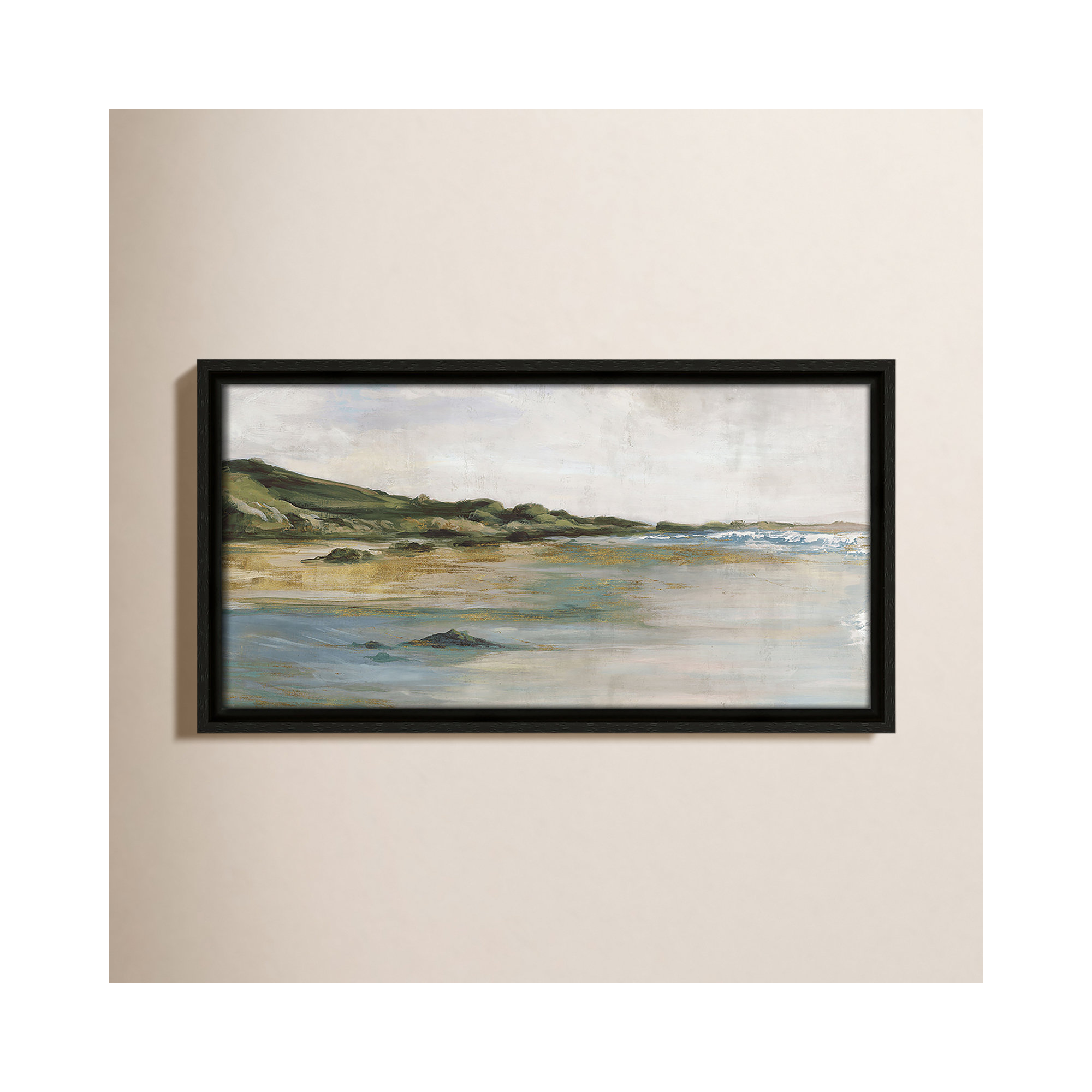 Tide’s Edge Print by , Espresso, 9.5" H x 17.5" W