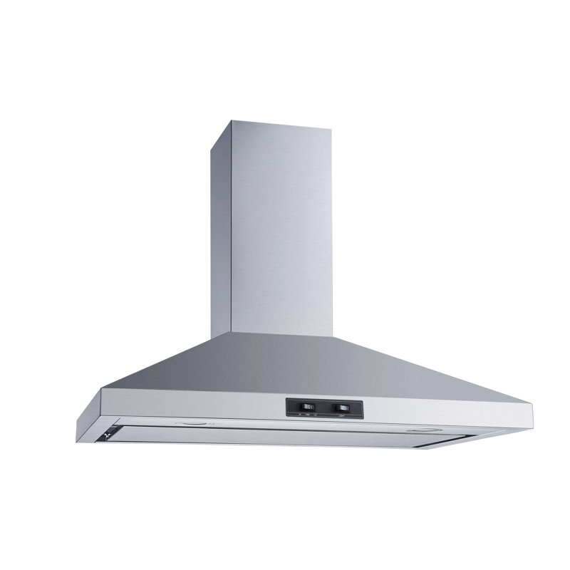 Hotte murale convertible 30 pouces 300 CFM en acier inoxydable avec filtre inclus