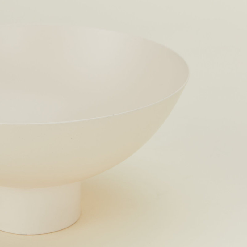 Essential Footed Bowl - Small, Ivory