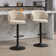 Lontrell 17.7" Wide Soft Swivel Upholstered Adjustable Height Bar Stool with Footrest
