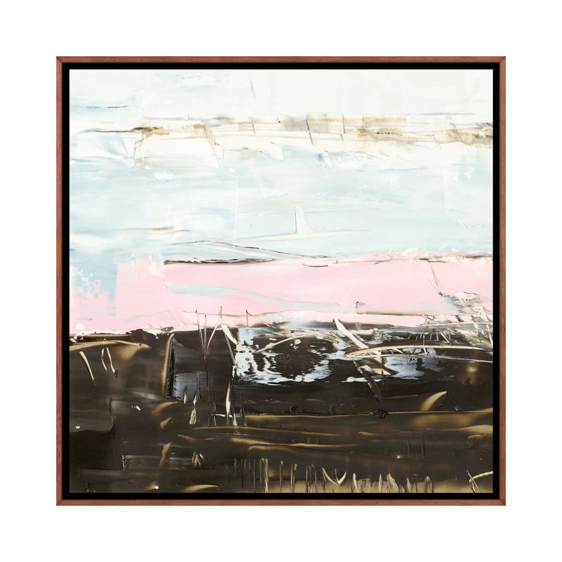 « Layer Cake I » par Ethan Harper, reproduction d’art, H 26 po x l 26 po x P 1,5 po, Toile avec cadre en bois classique