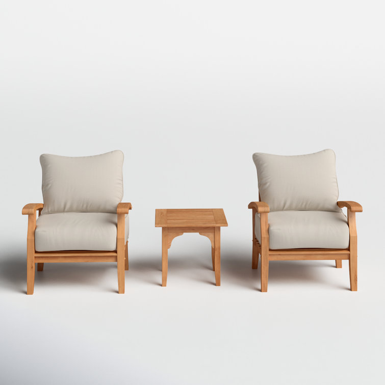 Summerton 2 - Person Patio Conversation Sets with Cushions