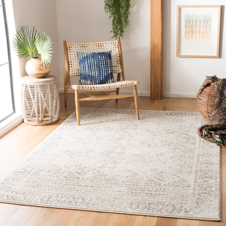 Ekkehard Geometric Ivory/Grey Rug
