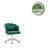 Koret Scalloped Velvet Office Chair-551745424