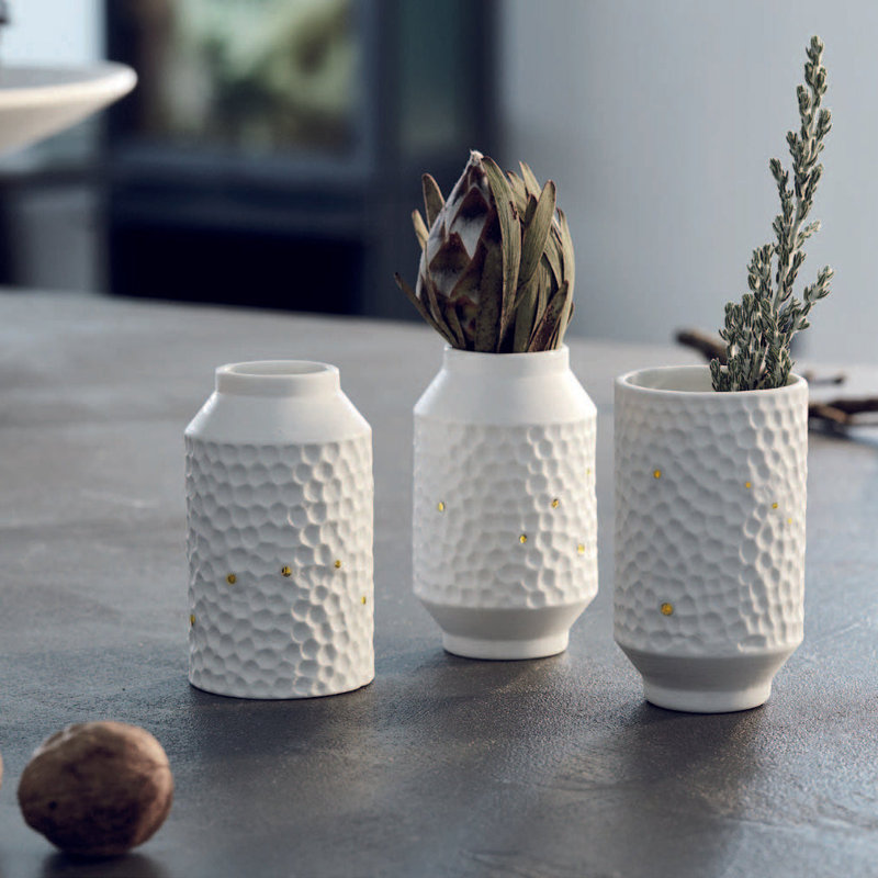 Constellations Porcelain Mini Vases - Set of 3