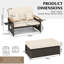 167cm Long Double Chaise
