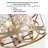Aurelia 5-light Brushed Champagne Silver Metal Cage Drum Chandelier