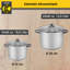 Karl Kruger 20L Stainless Steel Stock Pot-96338027