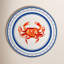 Set of 2 Crab House Chargers