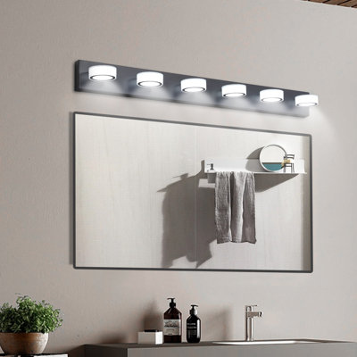 Éclairage pour meuble-lavabo à DEL 6 lumières
