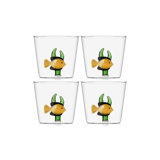 Marine Garden - Tumbler Yellow Fish Green Seaweed 11.5 Oz