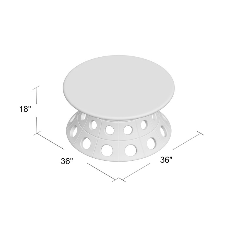 Taper Circle Cocktail Table