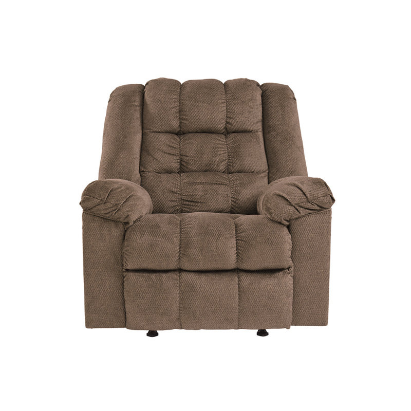 Fauteuil inclinable Vytas, Polyester brun