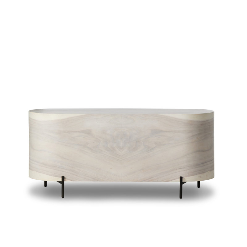 Lunas Executive Desk, Bleached Guanacaste
