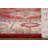 Red Geometric Kazak Oriental Area Rug
