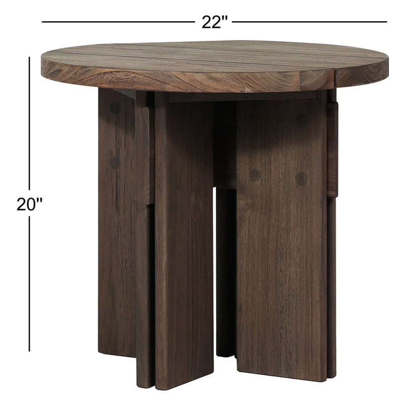 Railay Solid Wood End Table