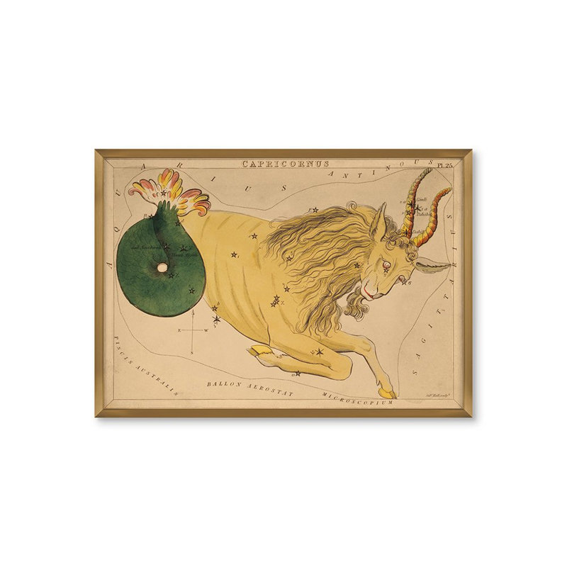 Capricorne par Grand archives - impression encadrée sur papier
