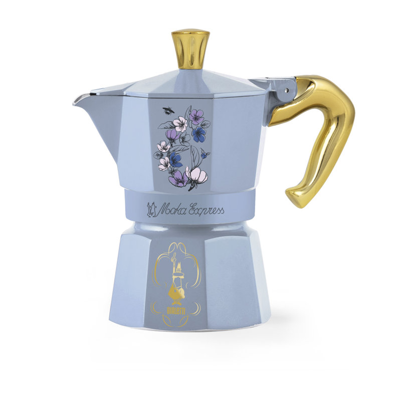 Bridgerton Moka Express Percolator Coffee Maker, 6.69" H x 3.93" W x 5.5" D
