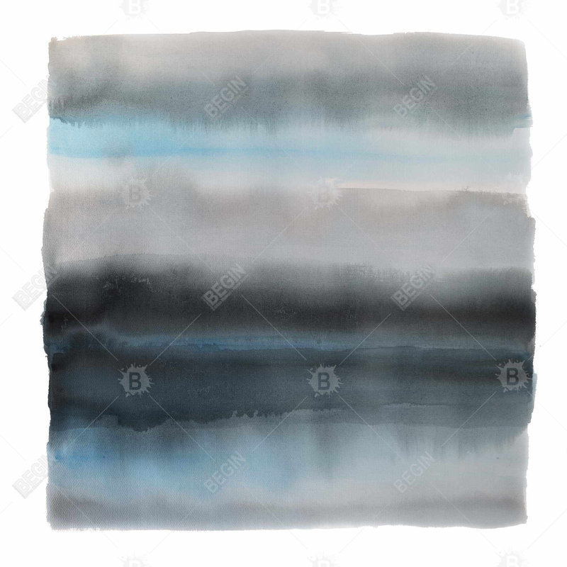 Toile encadrée 24 po x 24 po Shade of Blue