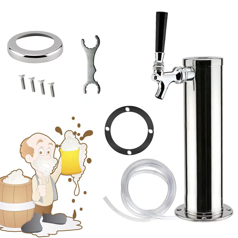Distributeur de bière en acier inoxydable