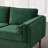 Haggai 86'' Upholstered Velvet Sofa, Modern 3-Seater Couch for Living Room-1450547918