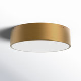 Mossy Glass Flush Mount