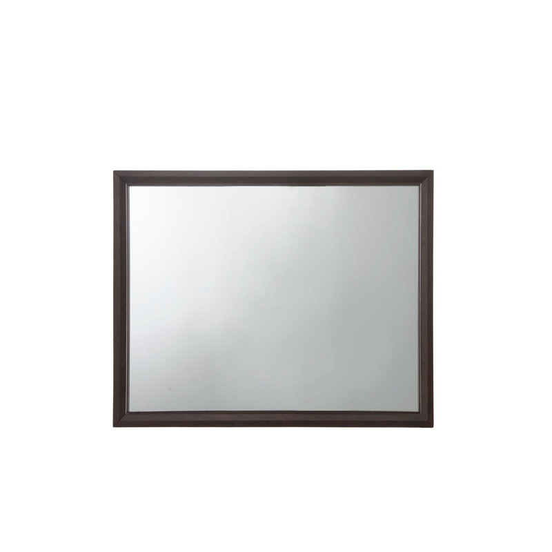 Niraj Wood Concave Floor Mirror