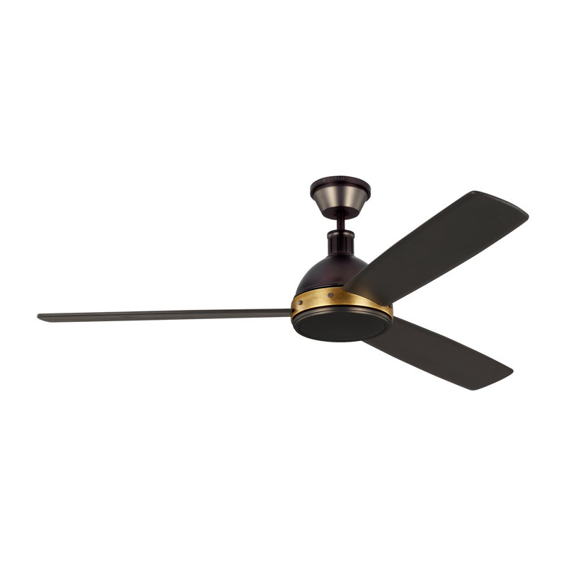 Hicks LED Downrod Ceiling Fan, Deep Bronze