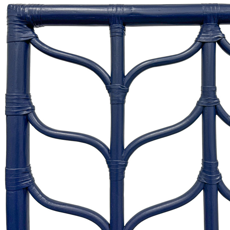 Lit plateforme Ivy, Très grand, Bleu marine