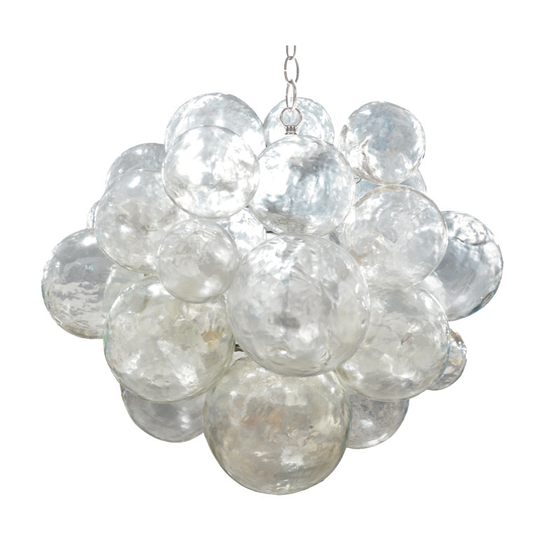 Muriel 5-Light LED Geometric Chandelier, Silver