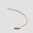 Brushed Nickel LED Arc Table Lamp