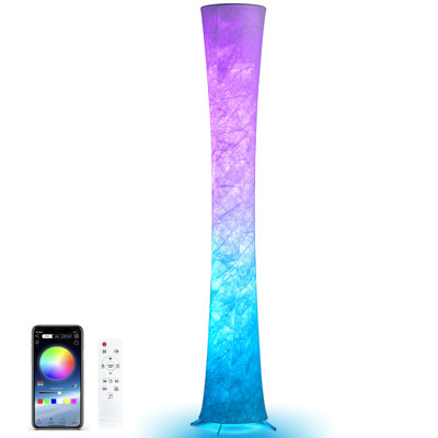 61'' RGB Smart Floor Lamp with Remote (2 Pieces)