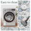 Tapis géométrique lavable antidérapant à motif géométrique-129040783-129040784