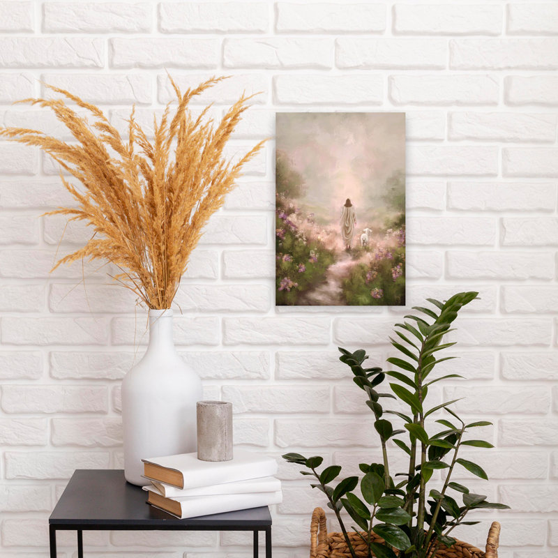 Art mural naturel contemporain, H 18 po x l 12 po