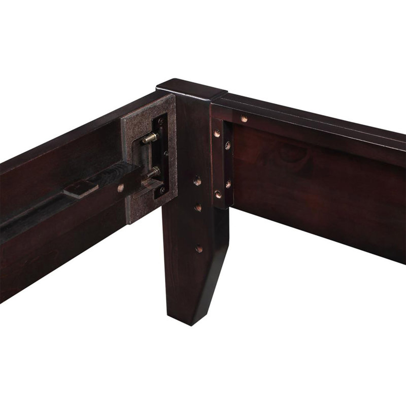 Cappuccino Queen Platform Bed