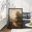 «Soft Misty Riverbank with Autumn Trees», reproduction d'art encadrée-1065388203-1065388180