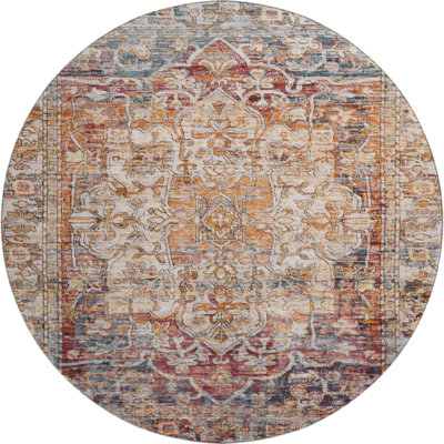 Premium Machine Washable Lubbers AMF1728 Global Rug