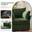 Merchelle 166.6 W'' L-Shaped Modular Sectional Sofa With Plush Cushions, Corner Design With 7 Seater For Cozy Living Room,Chenille Green-32469713