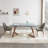 Extendable Glass Top Dining Table