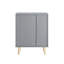 Rousseau 48cm W Bedside Table-1285243331