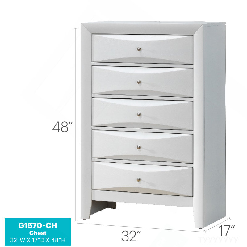 Commode Marilla, blanc, Blanc