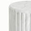 Table d'appoint d'extérieur, blanc