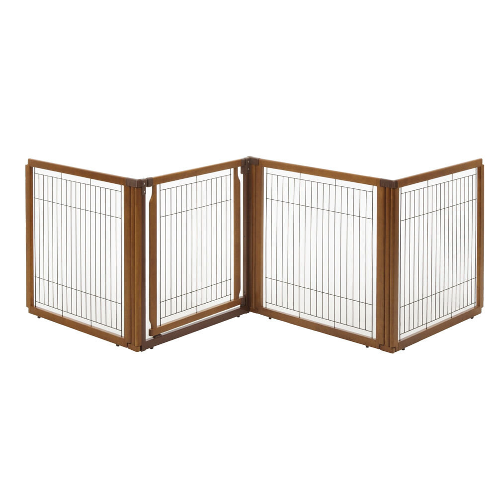 Richell Wood Free Standing Pet Gate With Door & Reviews | Wayfair