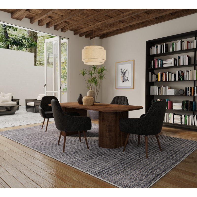 Herrick Modern Solid Area Rug, Runner 2'5" x 8'